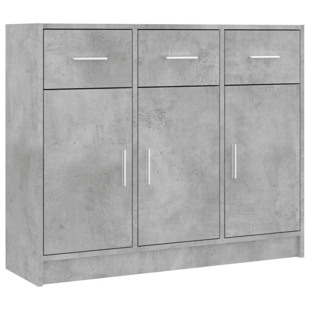 vidaXL Sideboard Sideboard Betongrau 91x28x75 cm günstig online kaufen