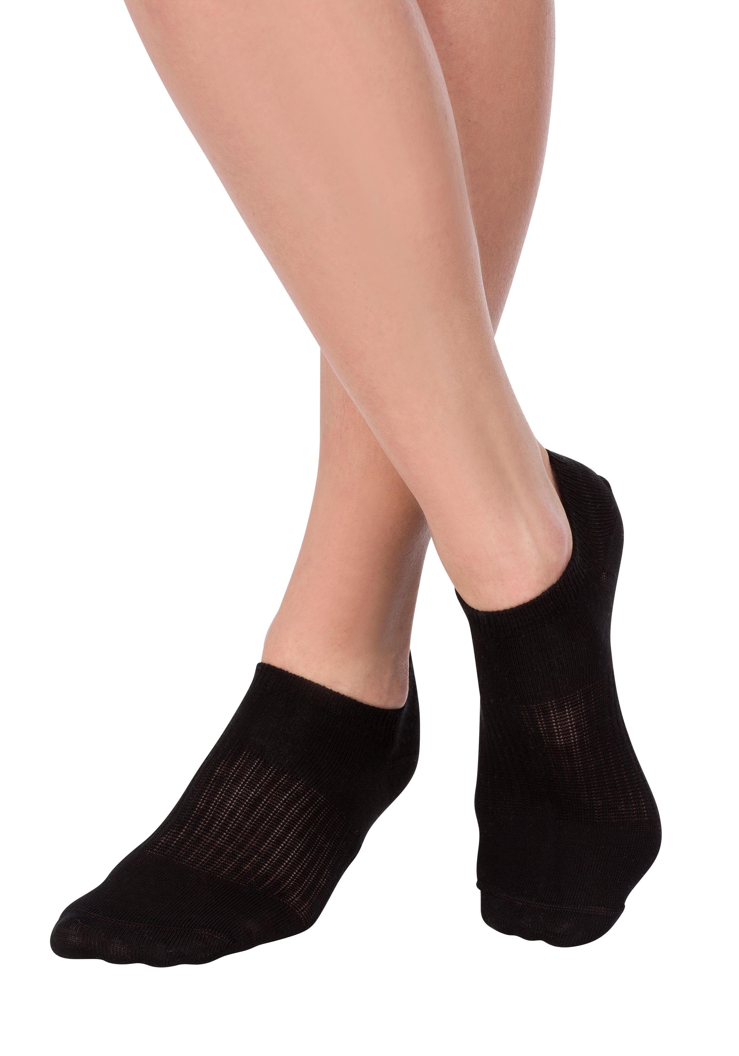 LASCANA ACTIVE Sneakersocken Kurze, Niedrige Socken aus Baumwolle für Sneaker, ohne Frottee (Packung, 7-Paar) mit Mittelfußgummi