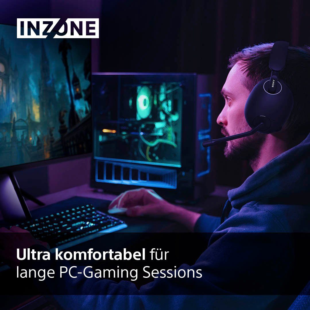 Sony INZONE H9 (Active Noise schwarz Quick Wireless) Ladestandsanzeige, Cancelling Modus, Bluetooth, (ANC), LED Gaming-Headset Attention