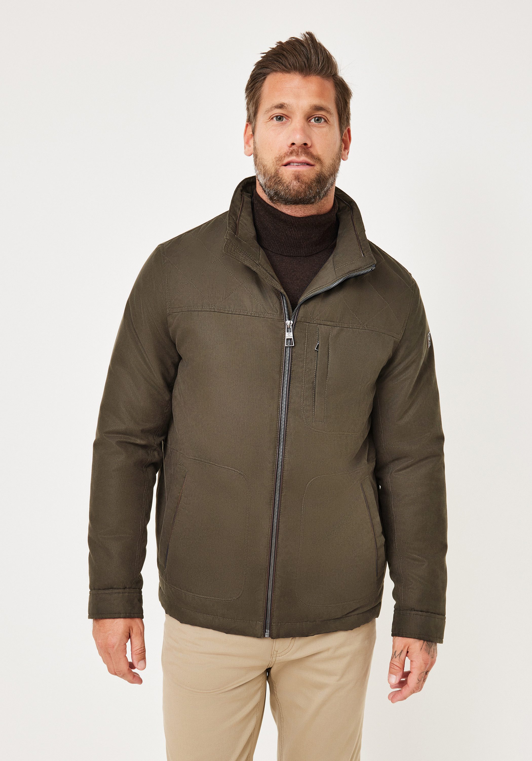 Redpoint Blouson QUITO Regular Fit Blouson mit printed Micro Suede