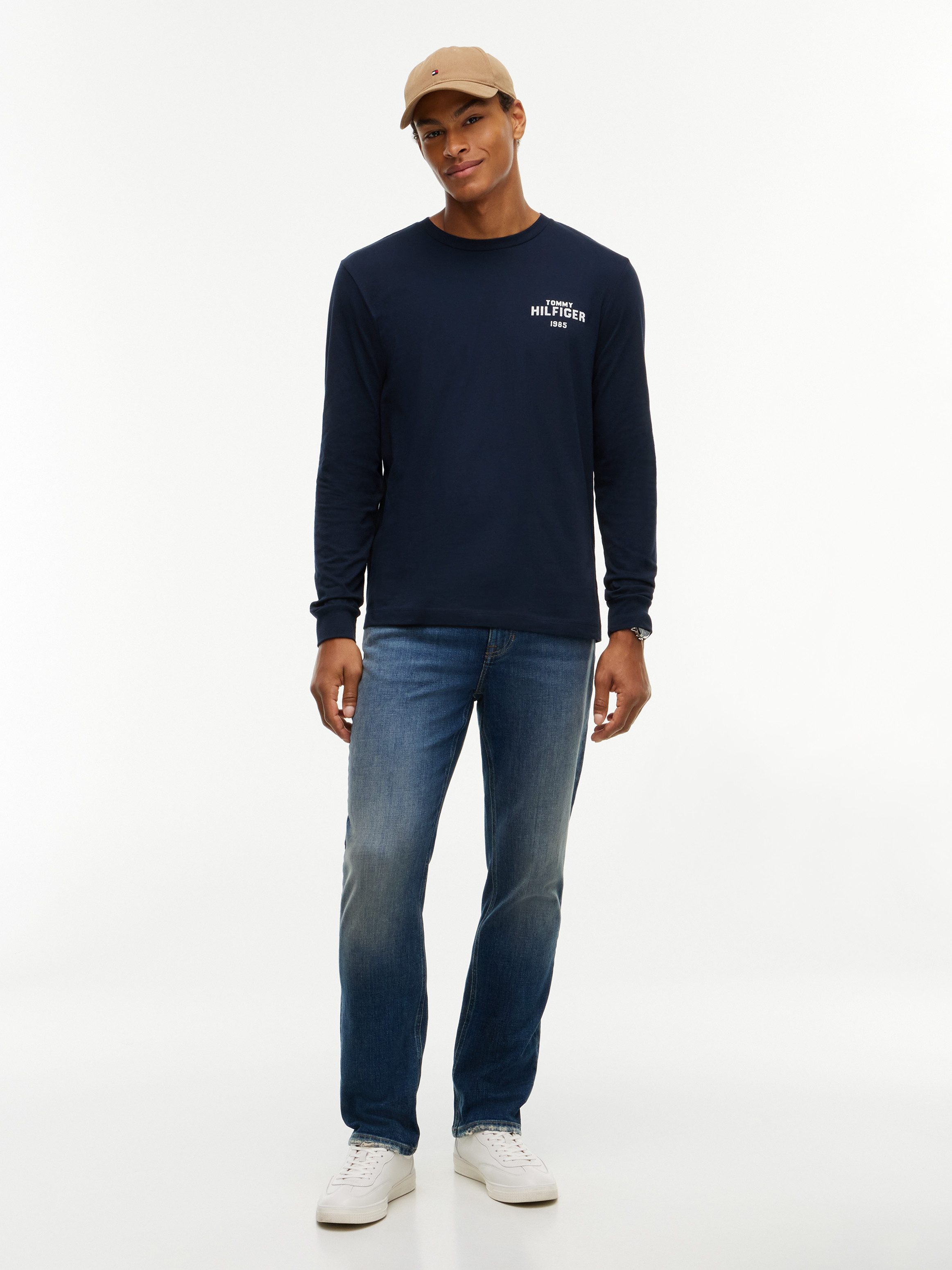 Tommy Hilfiger Langarmshirt HILFIGER 1985 GRAPHIC – Bild 4 von 5