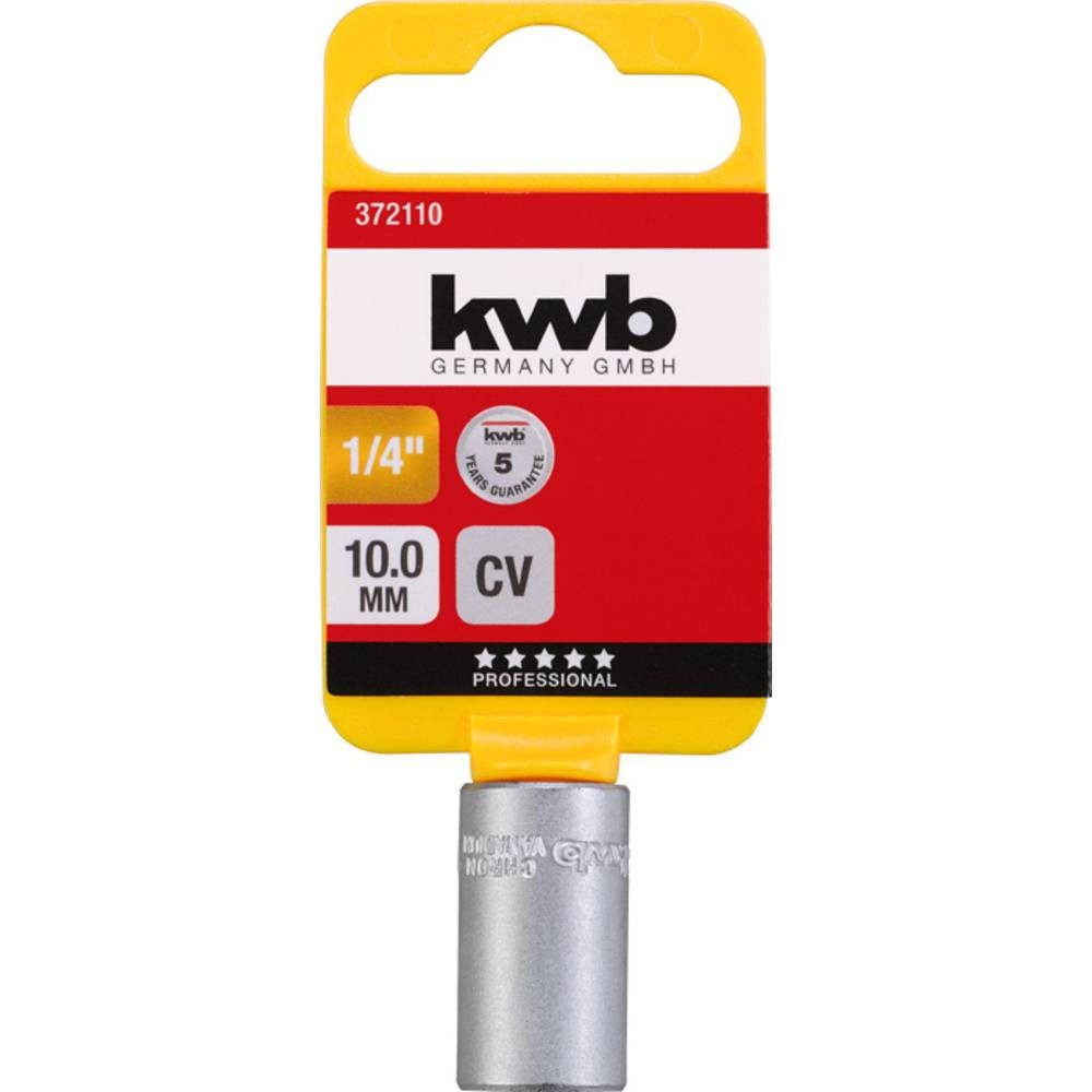 Thumbnail - kwb Steckschlüssel PROFI Steckschlüssel Einsätze, 1/4″ x 10 mm