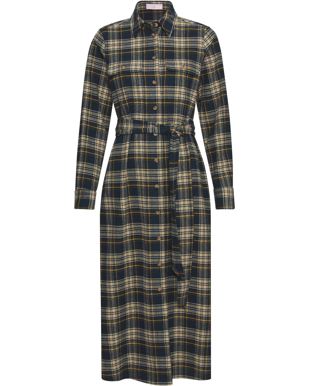 Brigitte von Schönfels Midikleid Flanellkleid
