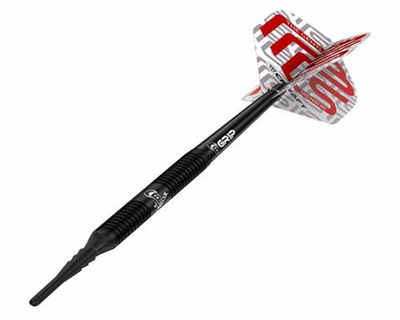 BULL'S Softdarts BULL'S Mensur Suljovic Black-Edition Soft Dart, 90 % Tungsten, 18 Gr.