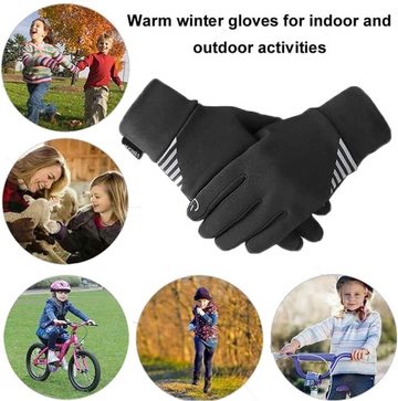 UE Stock Fahrradhandschuhe für Kinder-Winter, Herbst, Frühling-Anti Rutsch Gr. M für 7- 8 Jahre