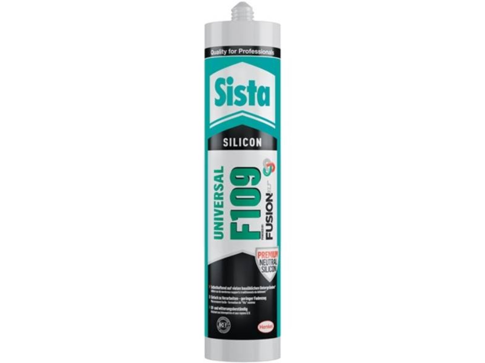 Sista Stoff 12er Pack SISTA SF9WS Silikondichtstoff F109 Fusion weiß 300 ml