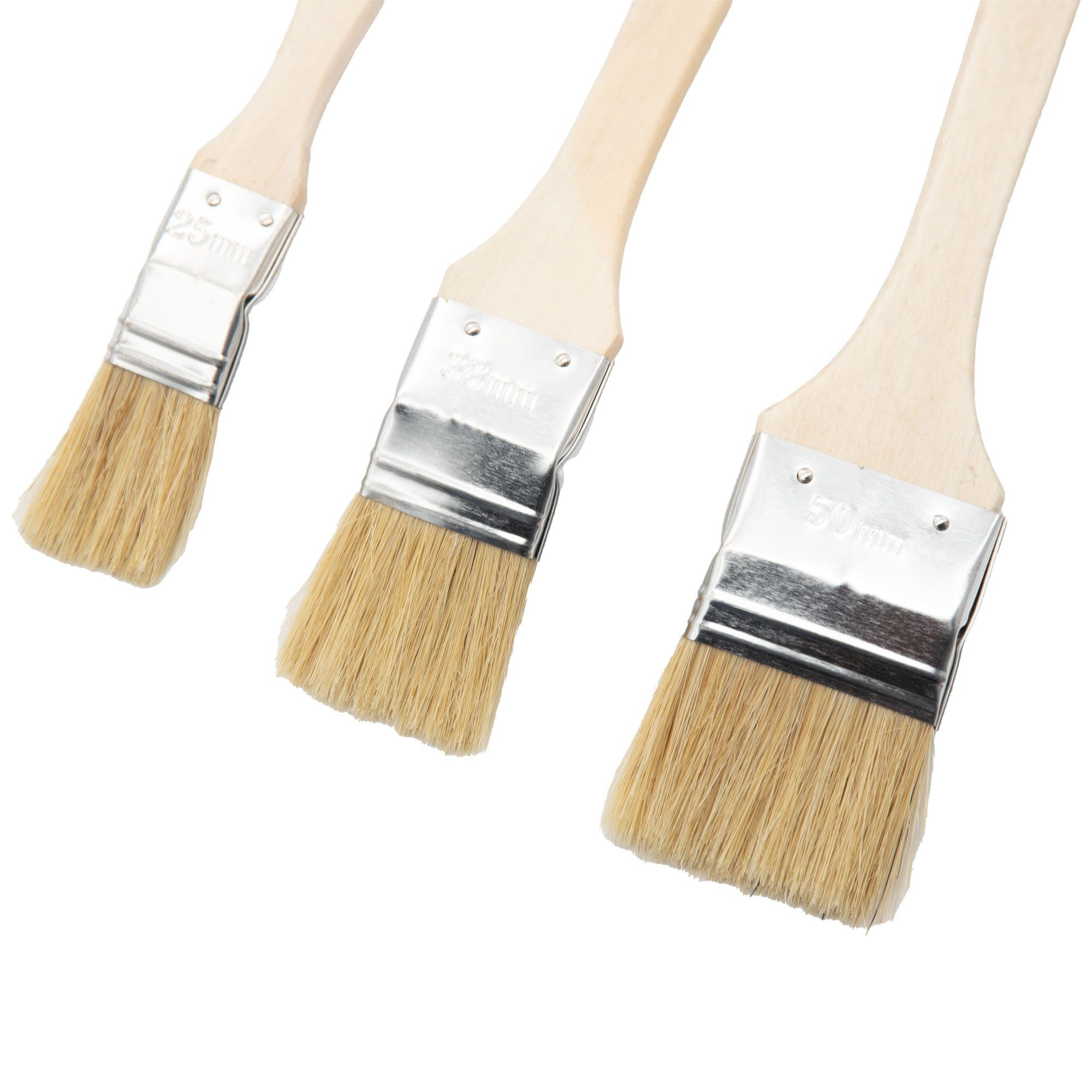 TSB Werk Flachpinsel 3x Eckenpinsel Heizkörperpinsel Farbpinsel, Lackpinsel günstig online kaufen