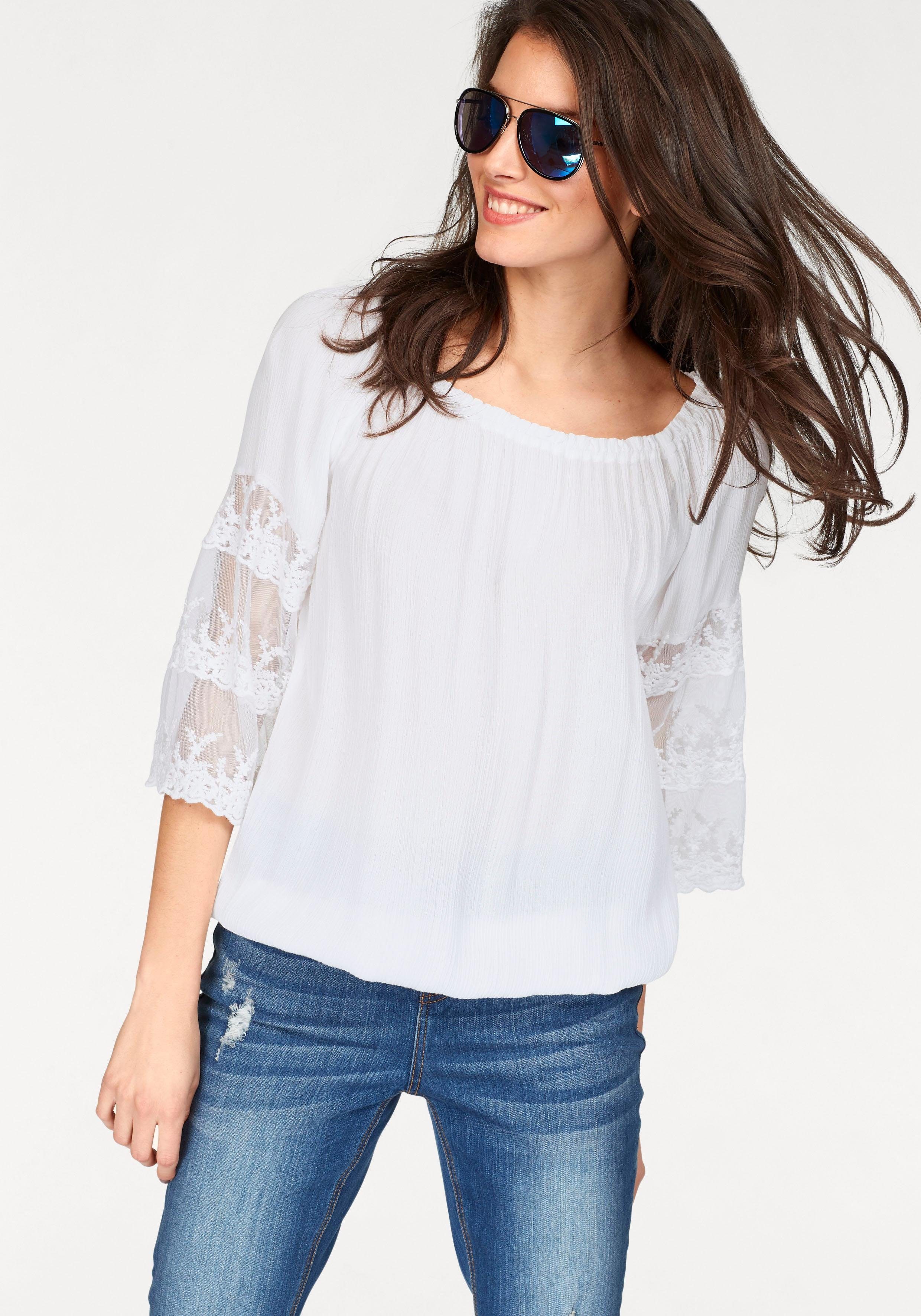 Weisse Spitzenbluse Online Kaufen Otto