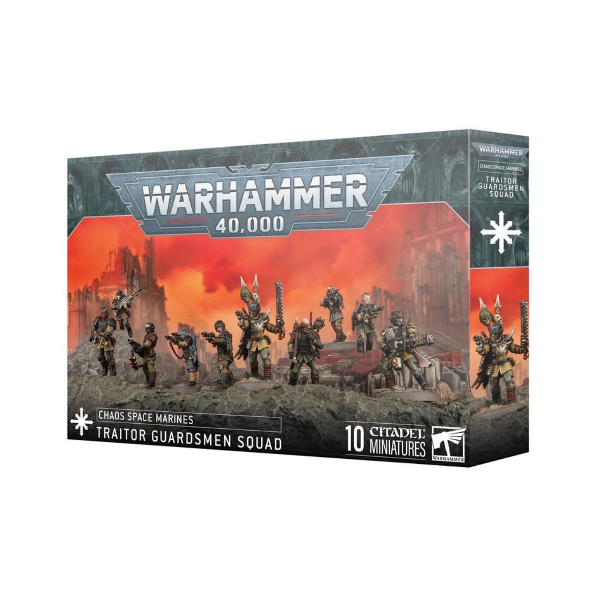 Games Workshop Spielfigur Warhammer 40.000 Chaos Space Marines Traitor Guar günstig online kaufen