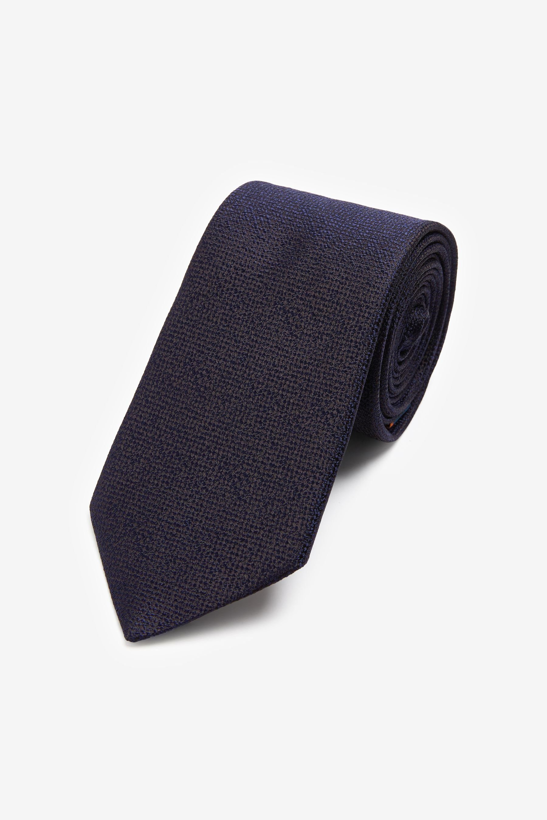 Next Krawatte Signature-Krawatte, hergestellt in Italien (1-St) Blue Navy