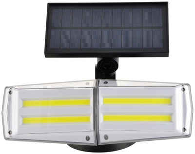 Northpoint LED Solarleuchte »Strahler«, mit Hochfrequenz-Bewegungsmelder, Solar Panel Monokristallin, Helligkeitssensor, 180° schwenkbar