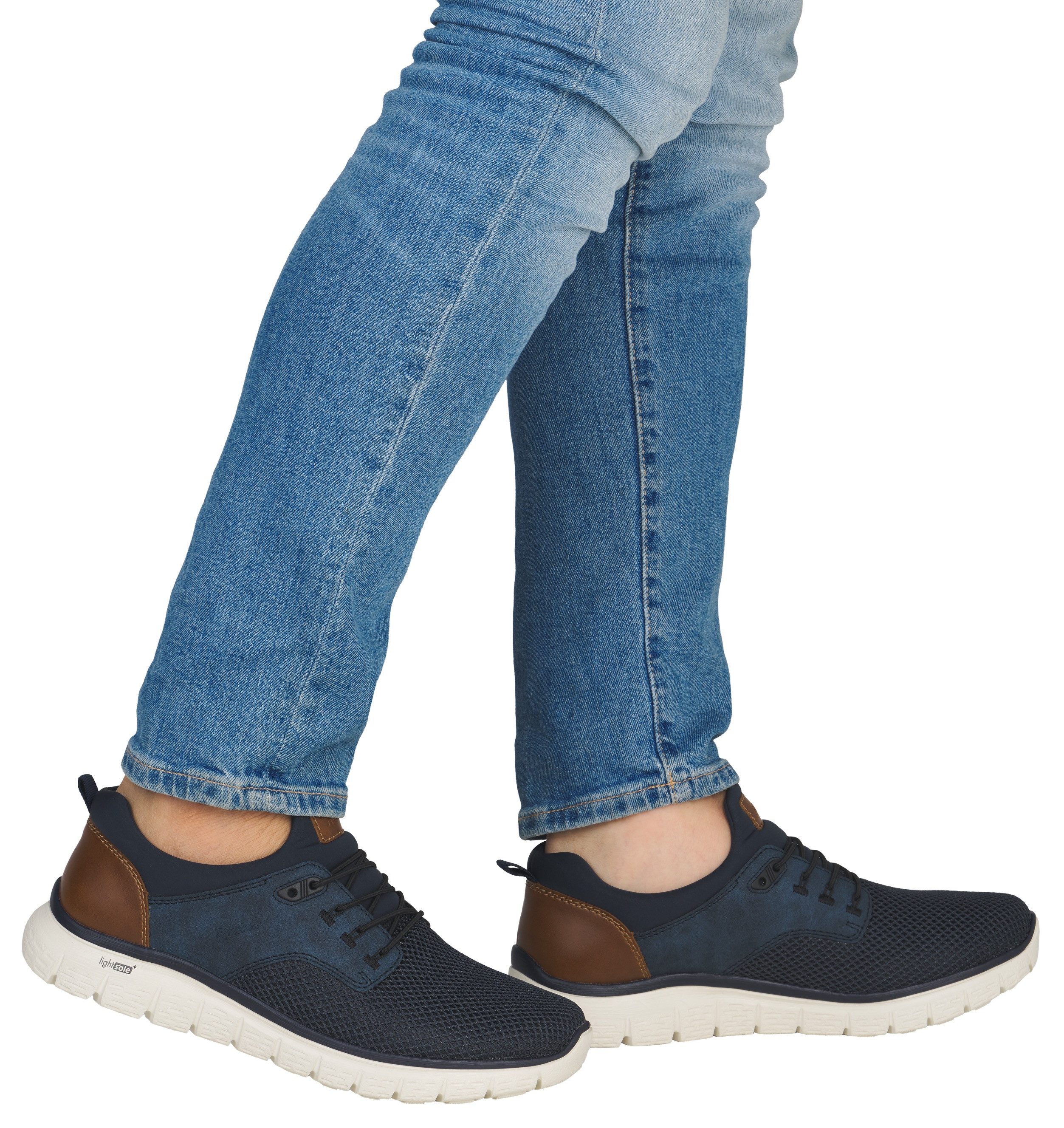 Rieker Slip-On Sneaker Schlupfschuh, Halbschuh, Freizeitsneaker mit Gummizug