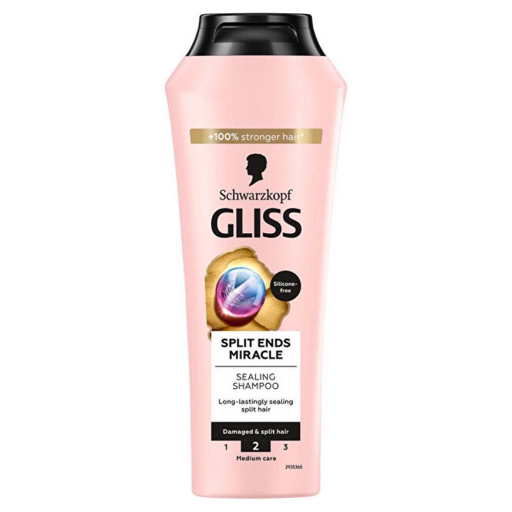 Gliss Kur Haarshampoo Split Ends Miracle Regenerating Shampoo (Sealing Shampoo) - Volume: