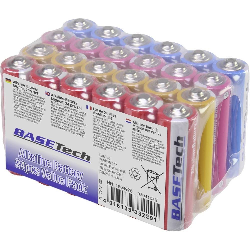 Basetech Mignon (AA)Batterie Alkali-Mangan Akku