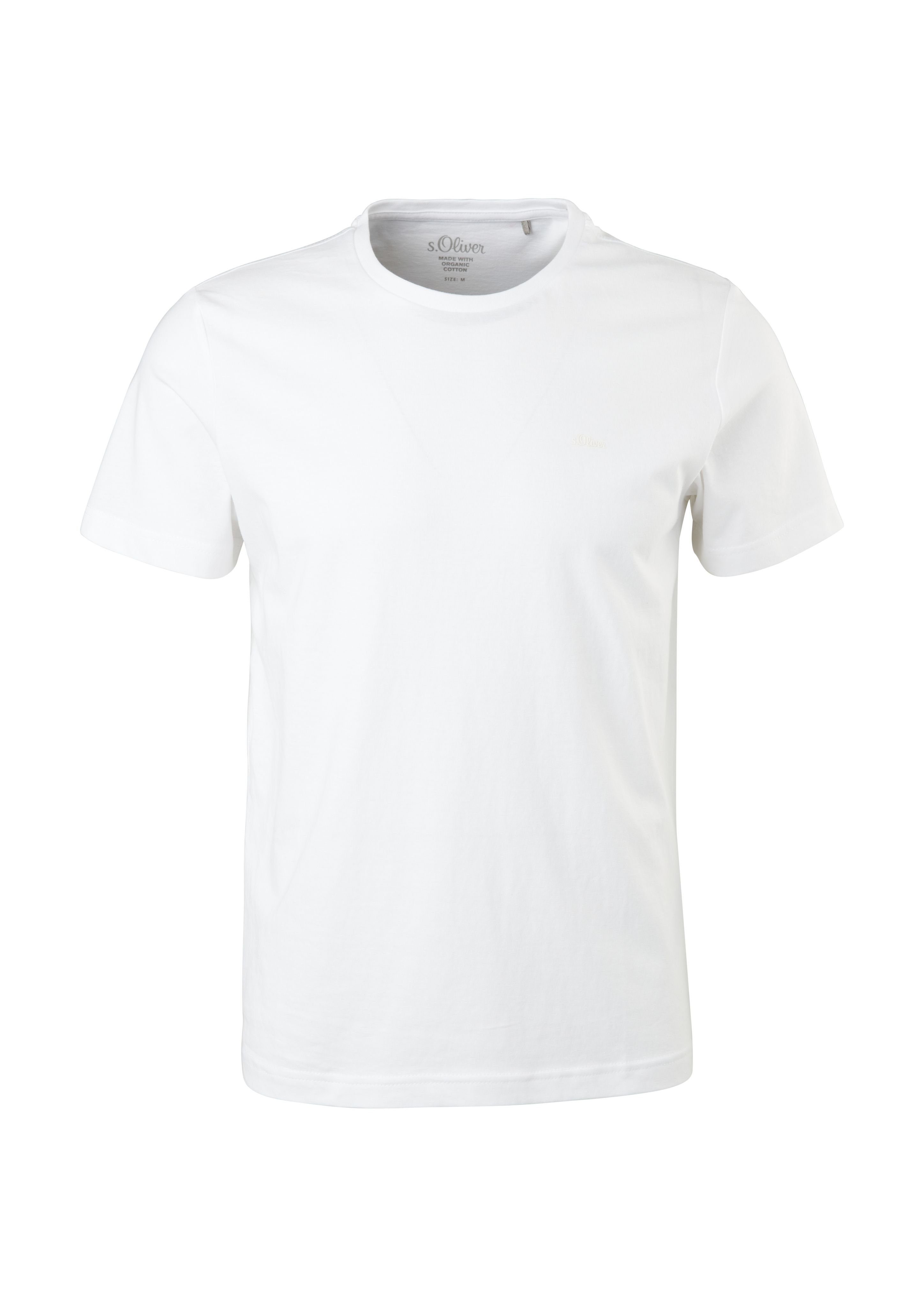 Kurzarmshirt Jerseyshirt mit Crew Neck (1-tlg) günstig online kaufen