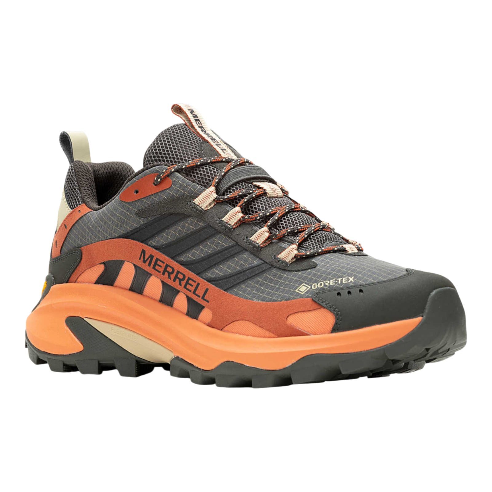 Merrell Moab Speed 2 GTX (Trail, wasserdicht) grau/orange Herren Wanderschuh
