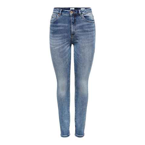 ONLY High-waist-Jeans Mila (1-tlg) Plain/ohne Details, Patches