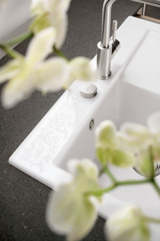 Thumbnail - Villeroy & Boch Einbauspüle Keramikspüle 677202SM Subway 45 - Hochwertige Spüle