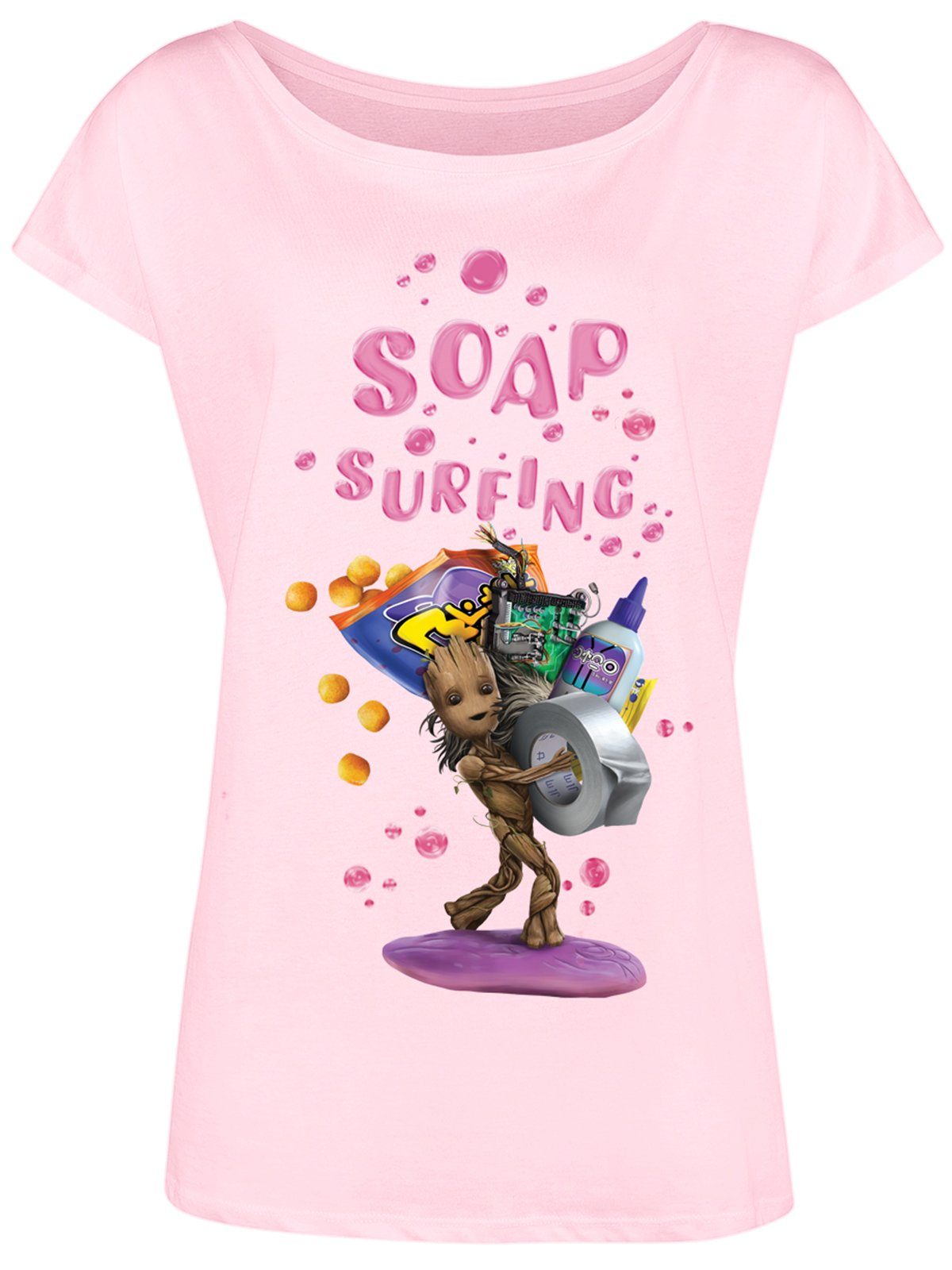 Serving of T-Shirt the Soap Guardians Galaxy MARVEL