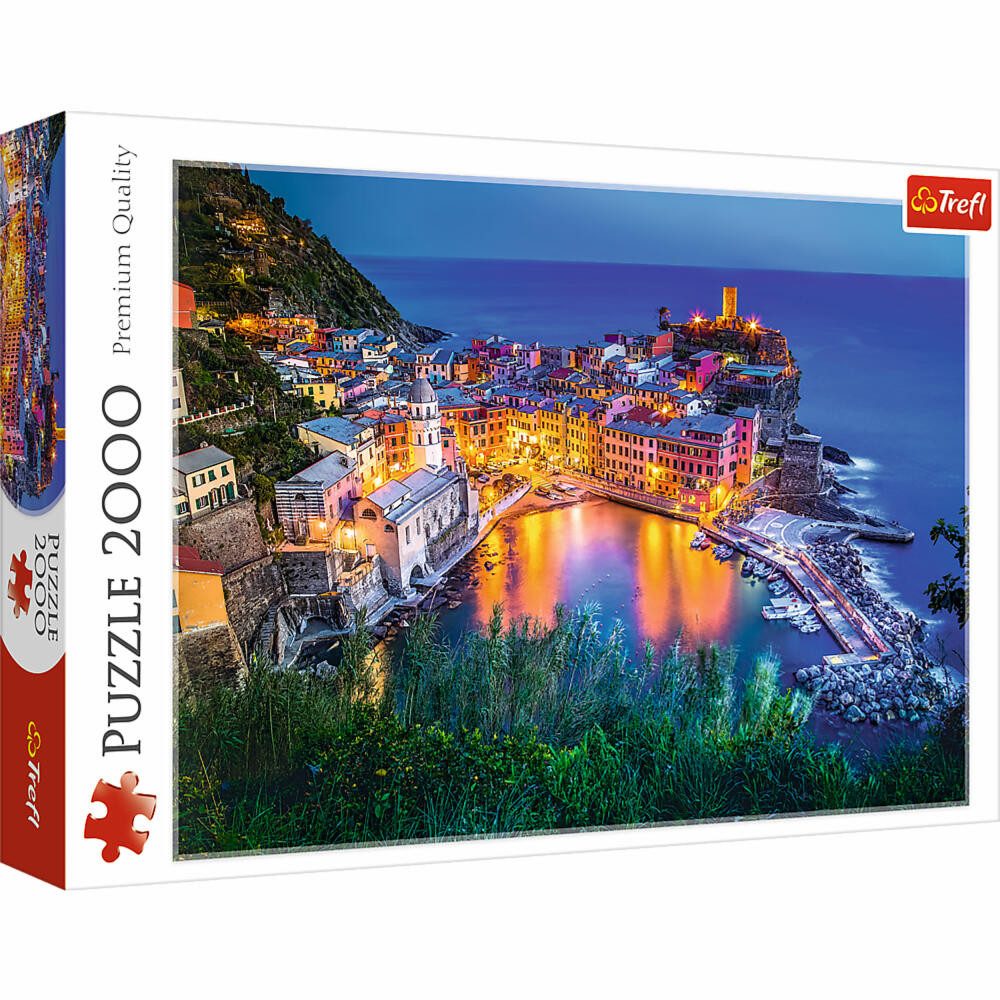 Trefl Puzzle Vernazza in der Dämmerung, 2000 Puzzleteile