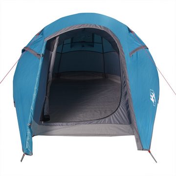 vidaXL Kuppelzelt Zelt Campingzelt Tunnelzelt 2 Personen Blau Wasserdicht
