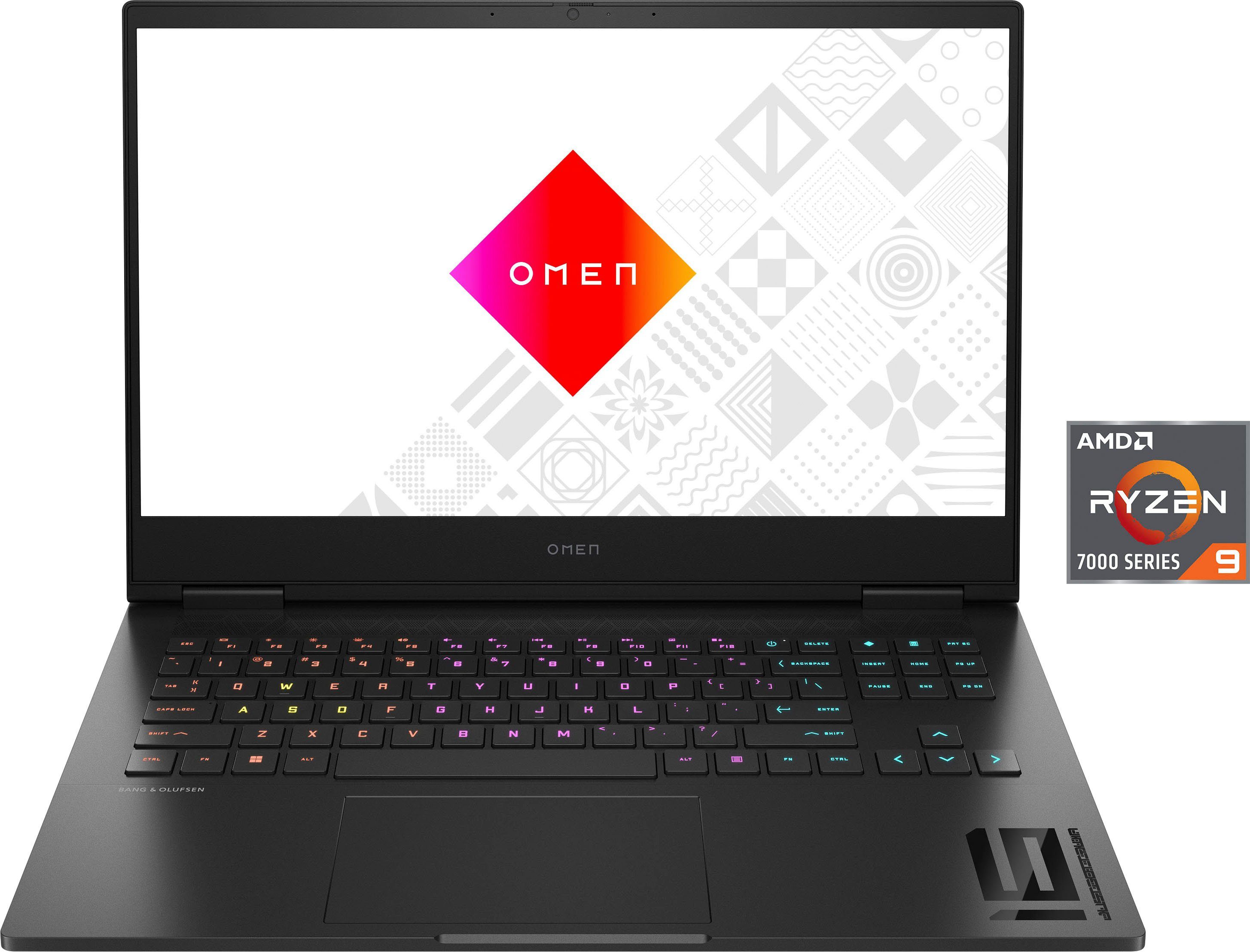 HP Omen 16-xf0095ng Gaming-Notebook (40,9 cm/16,1 Zoll, AMD Ryzen 9 7940HS, GeForce  RTX 4070, 1000 GB SSD)