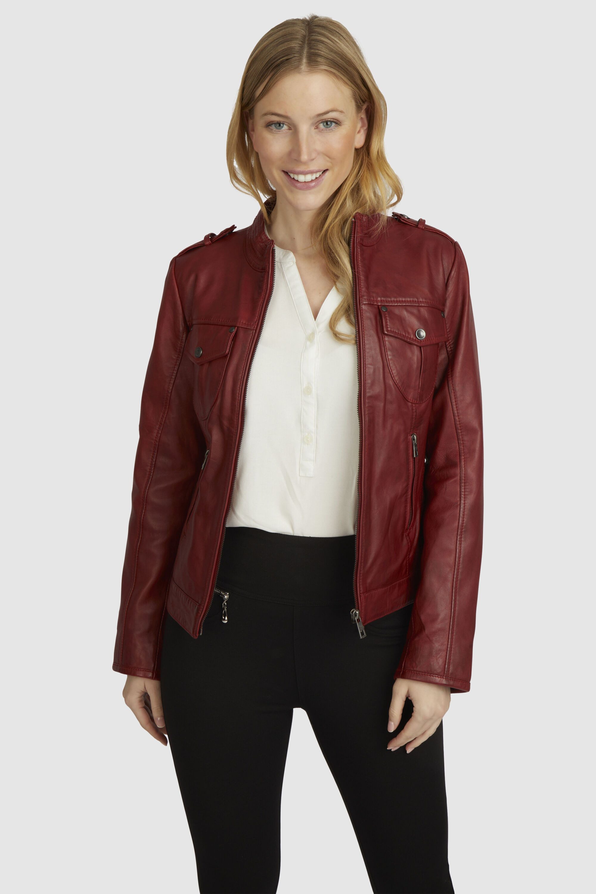 bugatti Lederjacke BULady-102 (1-St) aus hochwertigem günstig online kaufen