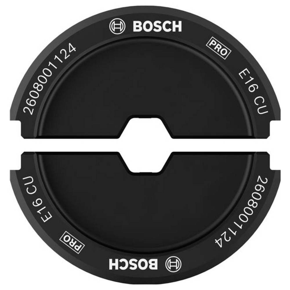 BOSCH Crimpzange PRO Crimpeinsatz, E16 CU, 16 mm², Kupfer 2608001124
