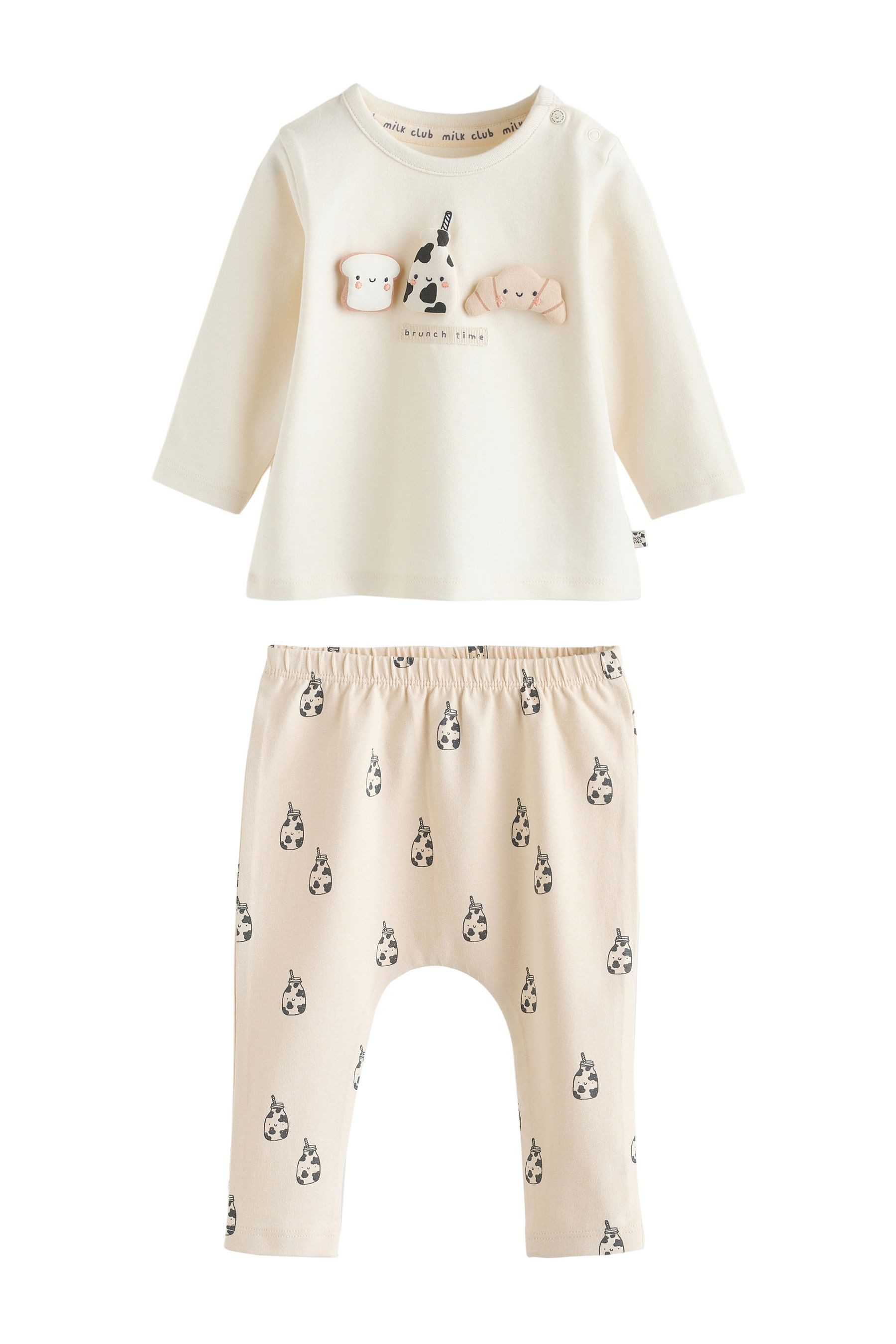 Langarmshirt & Leggings Baby Oberteil und Leggings im Set