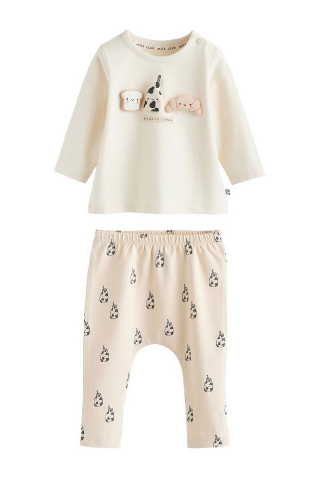 Next Langarmshirt & Leggings Baby Oberteil und Leggings im Set (2-tlg)