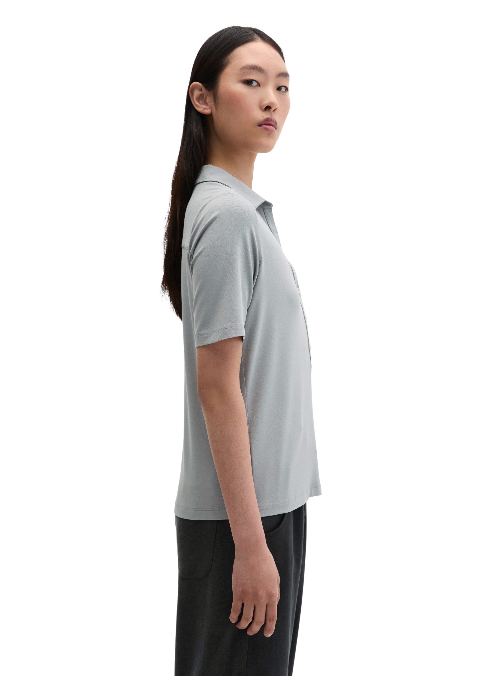 Marc O'Polo Kurzarmshirt aus LENZING™ ECOVERO™ – Bild 2 von 5