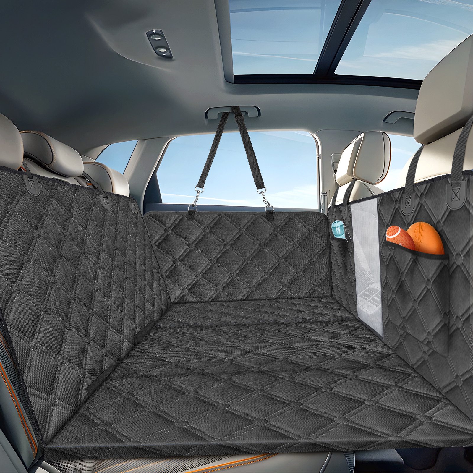 nobleza Tier-Autoschondecke Hundedecke Auto Rückbank Verbreitert Hundesitz Auto Rückbank