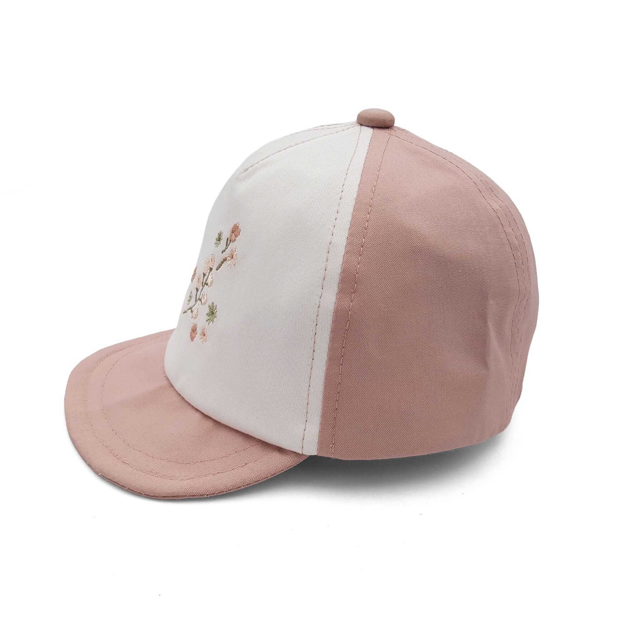 MAXIMO Baseball Cap BABY GIRL-Cap Blume, Stickerei Klettverschluß (1-St)