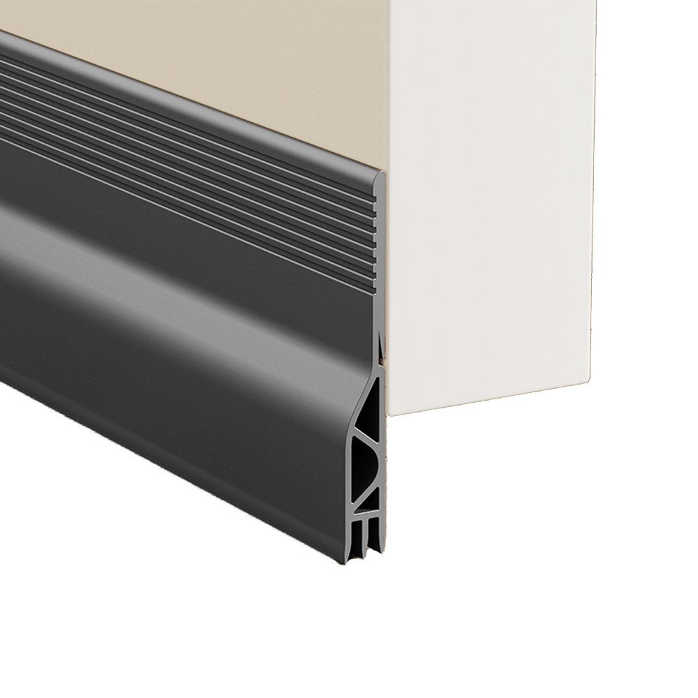 Auledio Zugluftstopper Türdichtung Unten Selbstklebend für Türen Silikon Luftzugstopper 1m, für Schallschutz, Windschutz, Staubschut