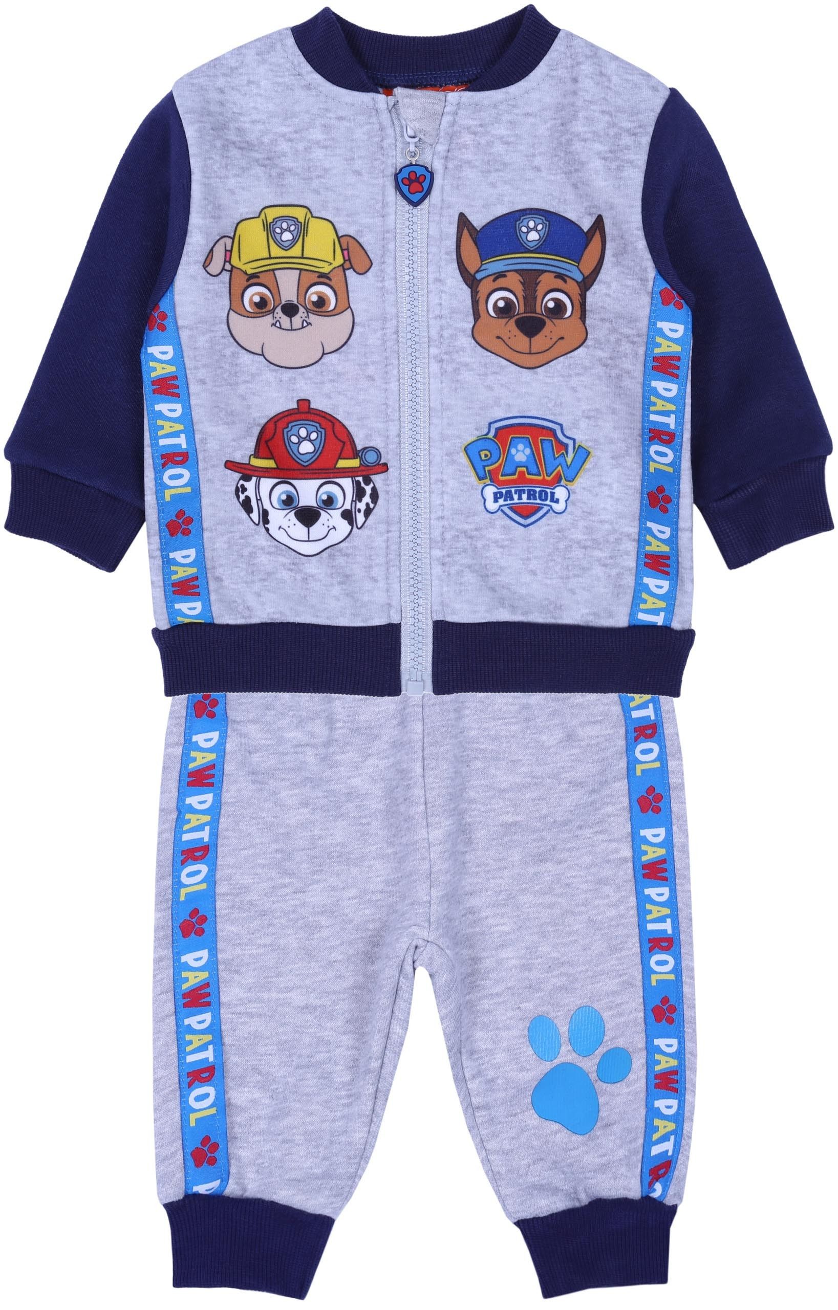 Sarcia.eu Trainingsanzug Dunkelblau-grauer Baby-Jogginganzug Paw Patrol 3-6 Monate