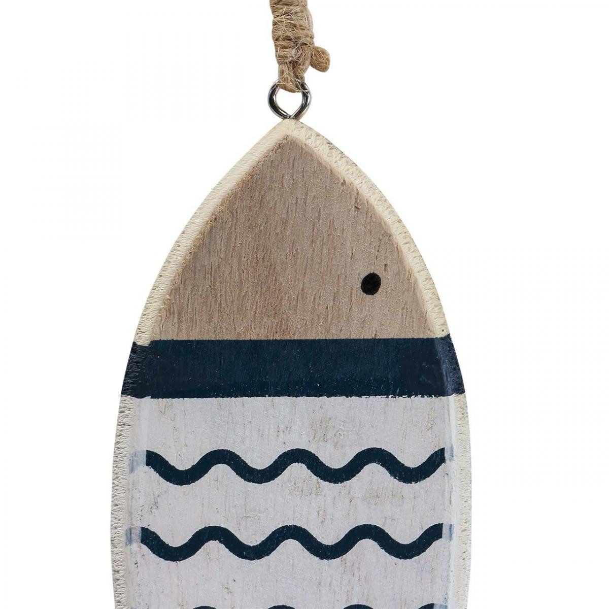 Viana Dekofigur Deko-Fische Holz Anhänger Set günstig online kaufen
