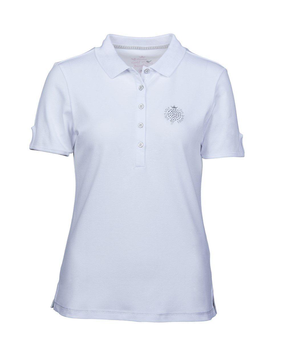 girls golf Poloshirt Girls Golf Polo Golf Weiß Damen