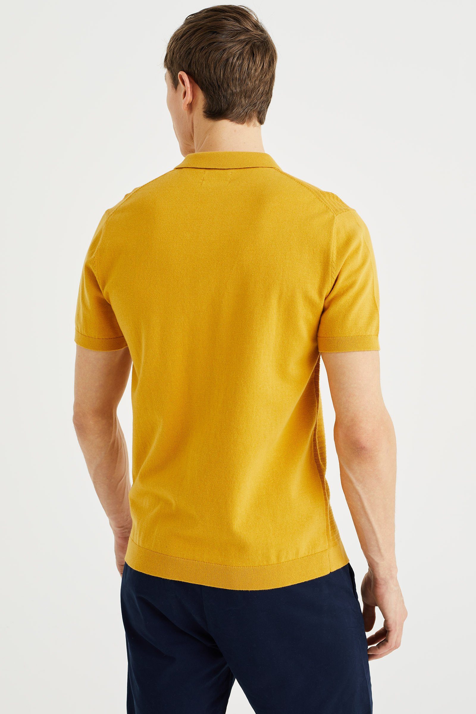 Senfgelb WE Fashion (1-tlg) Poloshirt