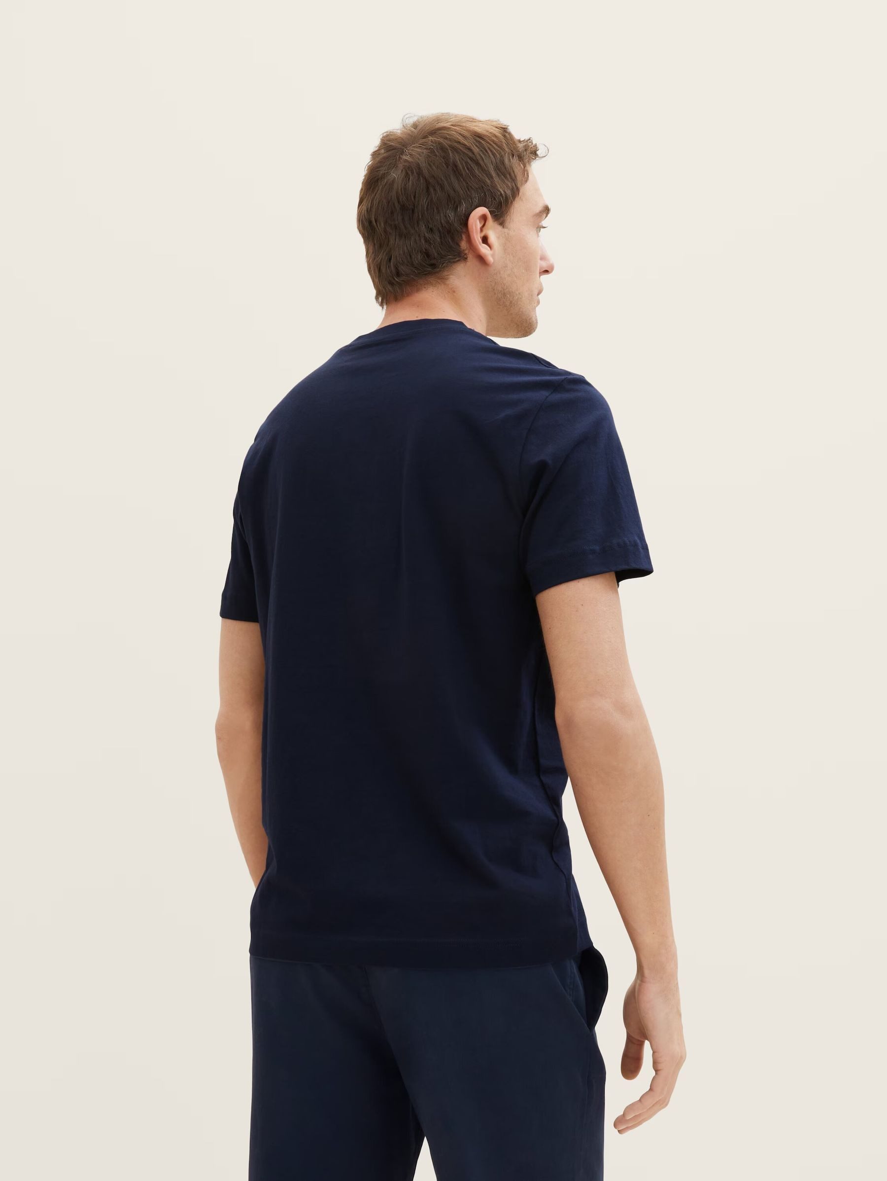 TOM TAILOR T-Shirt Logo 2-er Pack Kurzarm Set mit Logo Print für Herren (2-tlg) T-Shirt mit Logo Print