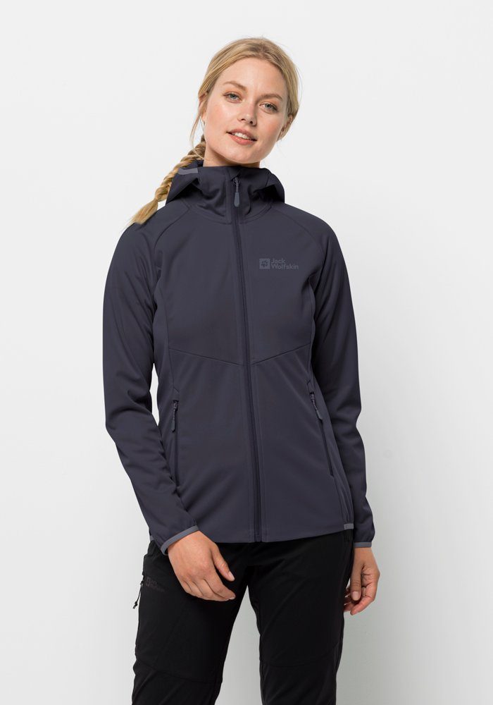 Jack Wolfskin Softshelljacke GO HIKE SOFTSHELL W graphite