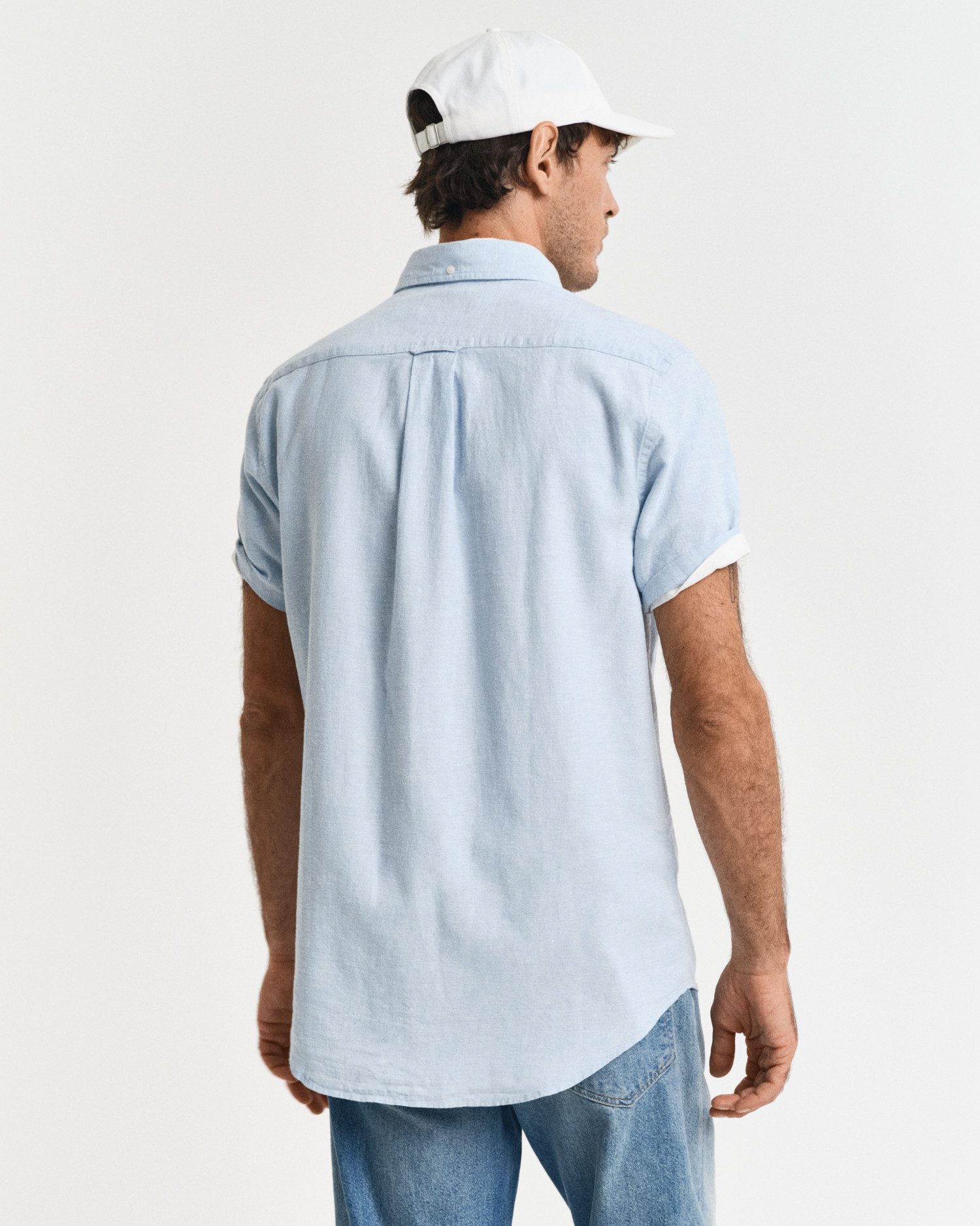 Gant Langarmhemd REG COTTON LINEN SHIRT günstig online kaufen