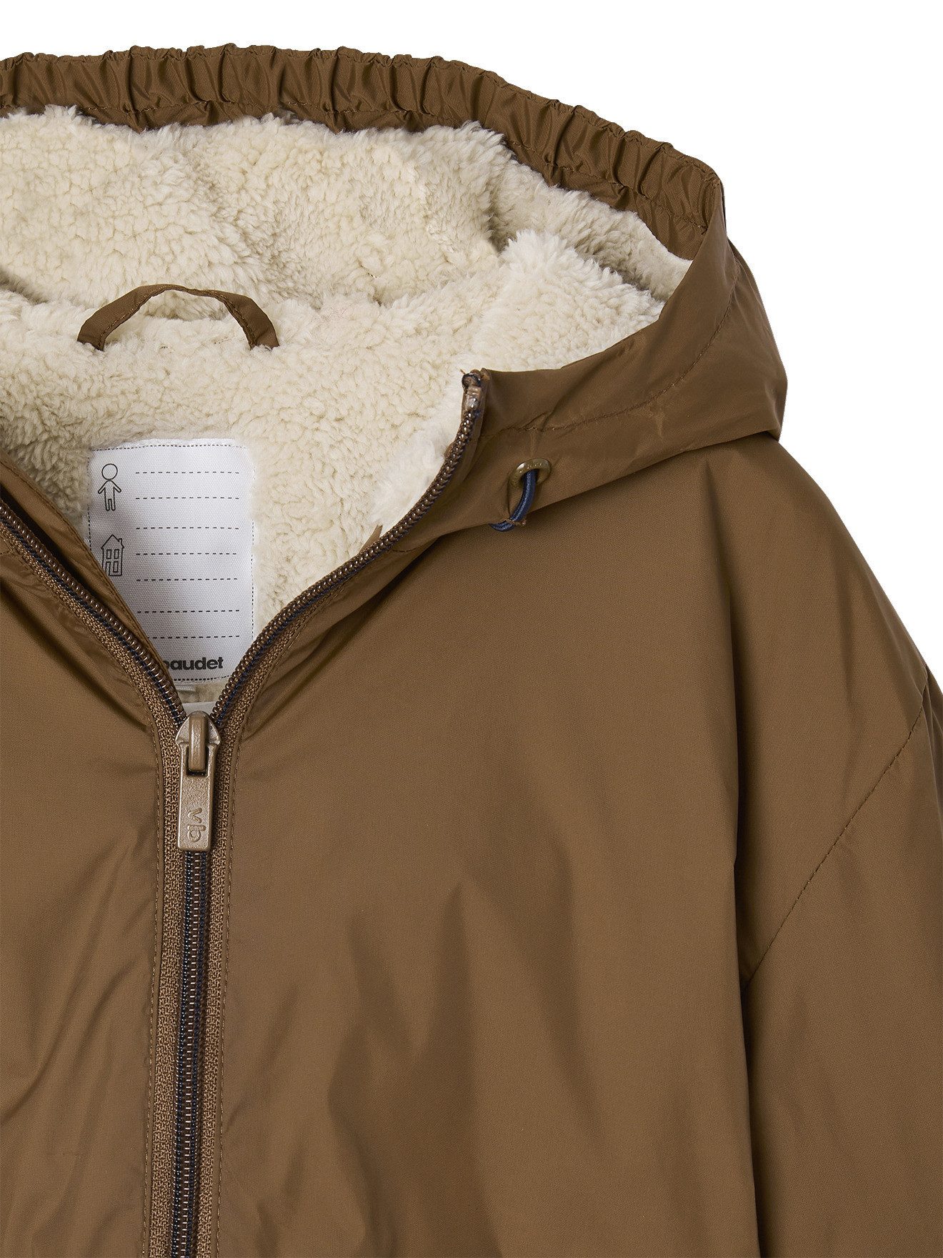 vertbaudet Regenjacke Jungen Anorak mit Teddyfleece-Futter – Bild 3 von 5
