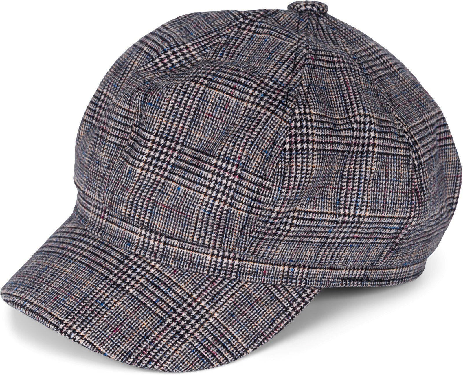 styleBREAKER Ballonmütze Bakerboy Schiebermütze Glencheck Karo günstig online kaufen