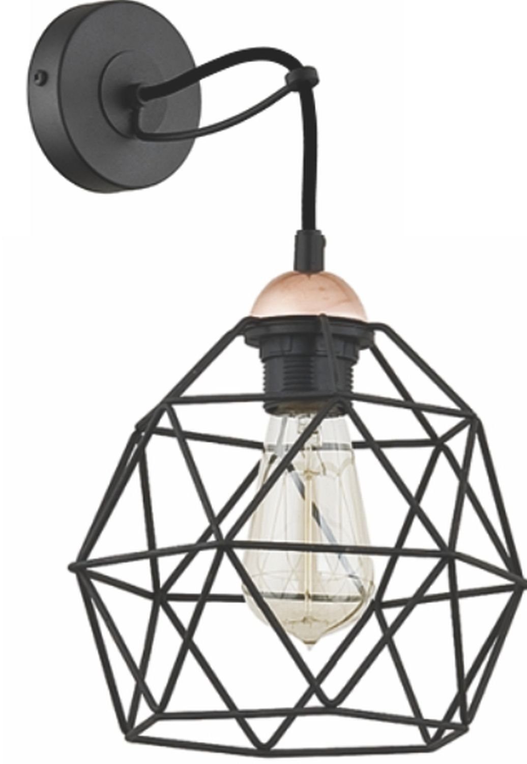 Licht-Erlebnisse Wandleuchte GALAXY, ohne Leuchtmittel, Wandlampe Modern Metall geometrisches Design E27 Wohnzimmer
