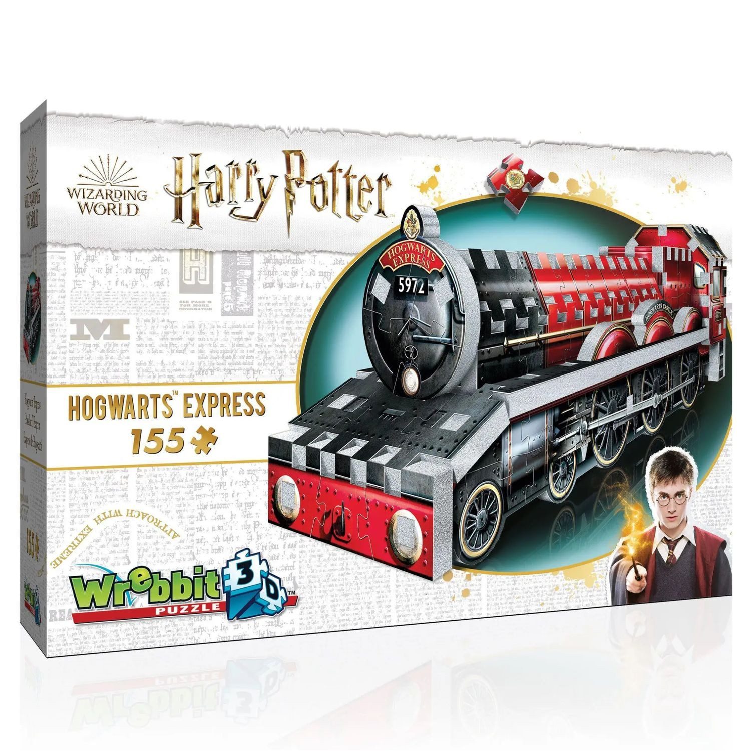 JH-Products Puzzle Hogwarts Express Harry Potter. 3D-PUZZLE (155 Teile), 155 Puzzleteile