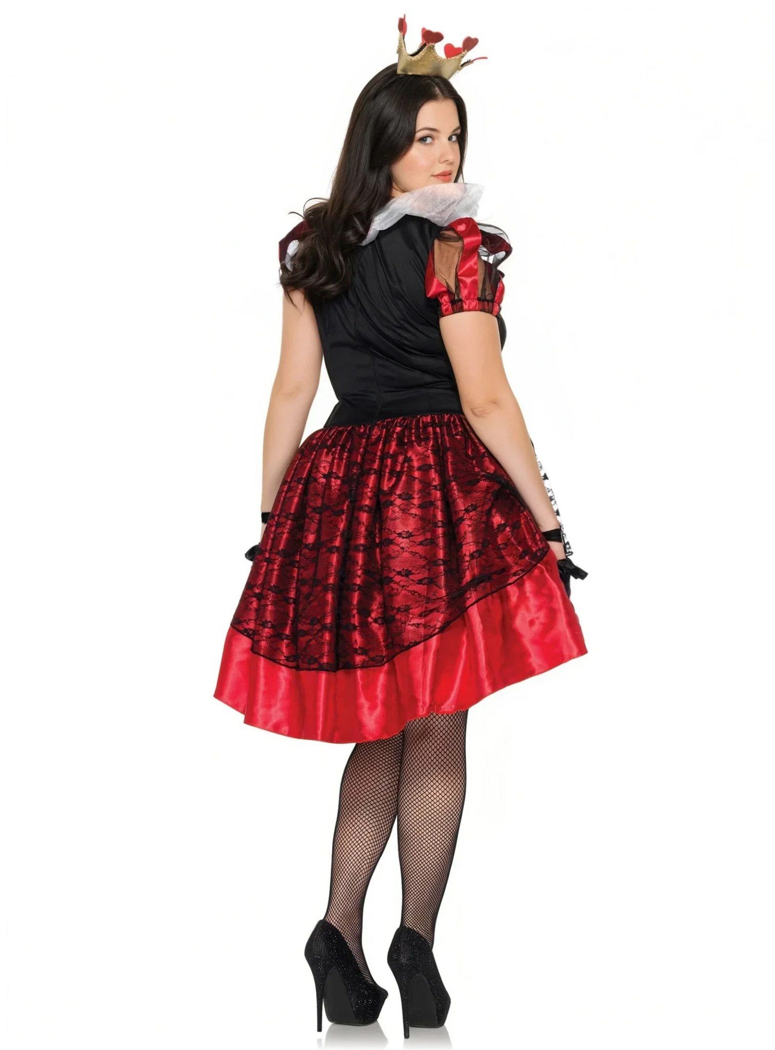 Leg Avenue Prinzessin-Kostüm XXL Herz Königin Kostüm - Karneval Faschingskostüm, Aufregendes Kostüm für kurvenreiche Schönheiten