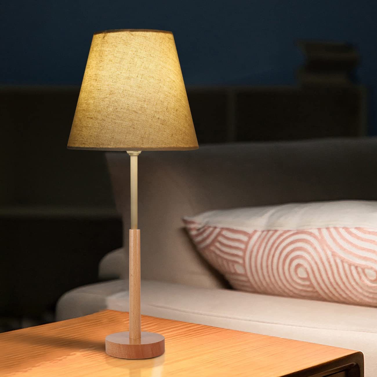 Salcar Papierstern LED Stern Beleuchtet Weihnachtsstern Tischlampe Sternenleuchte Lampe, 2 Lampenschirme (Weihnachtsstern / Vintage-Stil verwendbar)