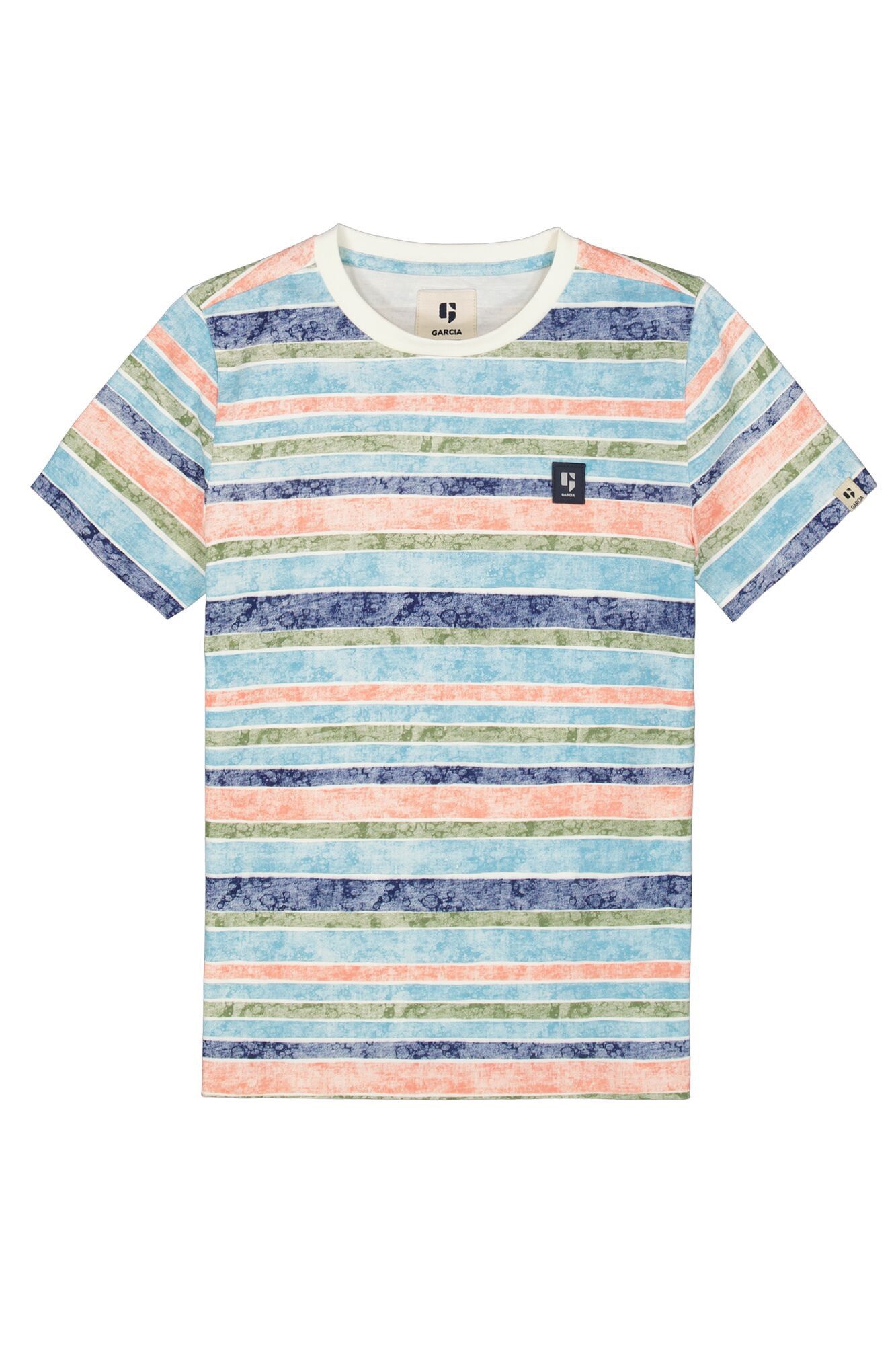 Garcia T-Shirt Gestreiftes T-Shirt (Q43402-53)