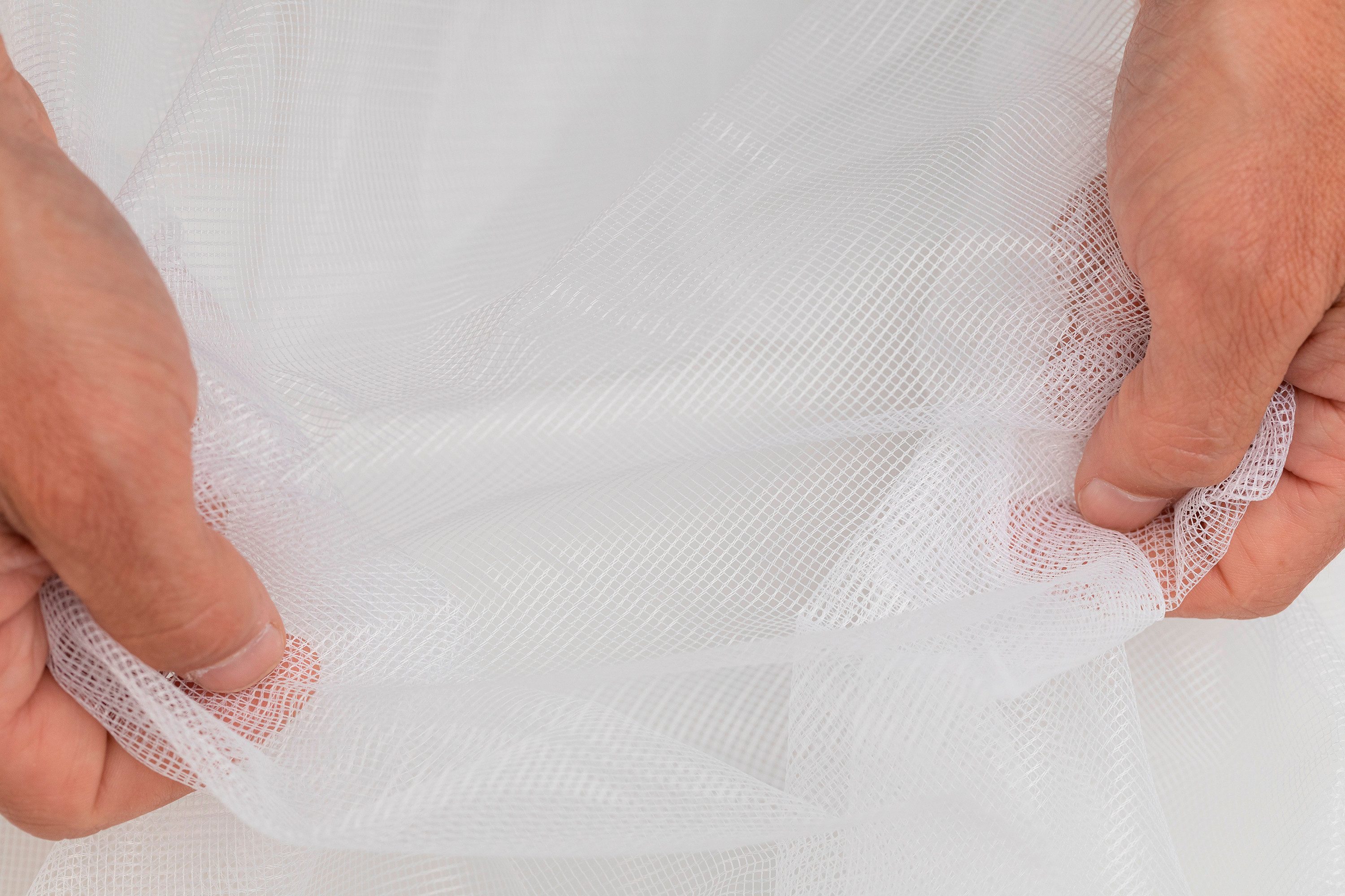 SCHELLENBERG Fliegengitter-Gewebe für bodentiefe Fenster und Türen, (Set, 1-St), Insektenschutz ohne bohren, 130 x 230 cm, weiß und anthrazit