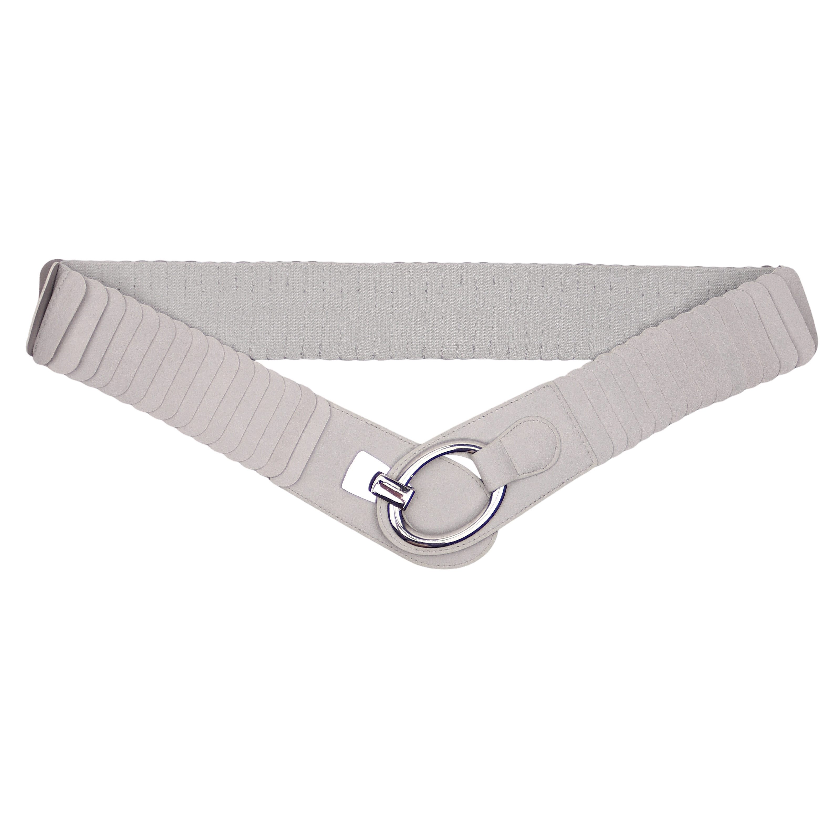 MIRROSI Taillengürtel Unifarbe breit 6cm XXL für Taillenumfang 100 bis ca. 140cm, ONESIZE (Angenehmes Tragesgefühl) Breiter Stretch Gürtel